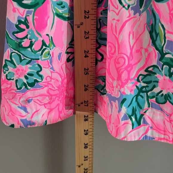 Lilly Pulitzer Kinley Little Girl Tropical Floral Print Dress - Picture 7 of 10